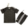 Officiële Voetbalshirt + Korte Broek Doelman Liverpool 2025-26 Zwarte - Kids